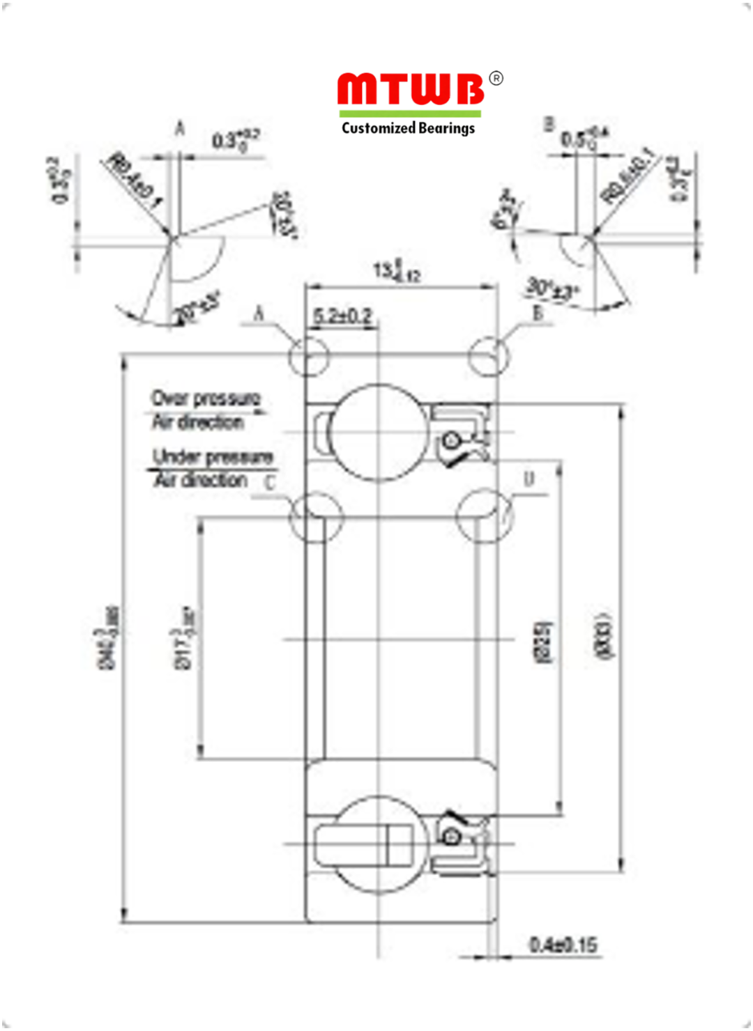 Power Hand Tool Bearing 6203 W13 FvLy TN9 A3 C3 V2 L10-6 for HUSQVARNA Wood Working Electric Tool